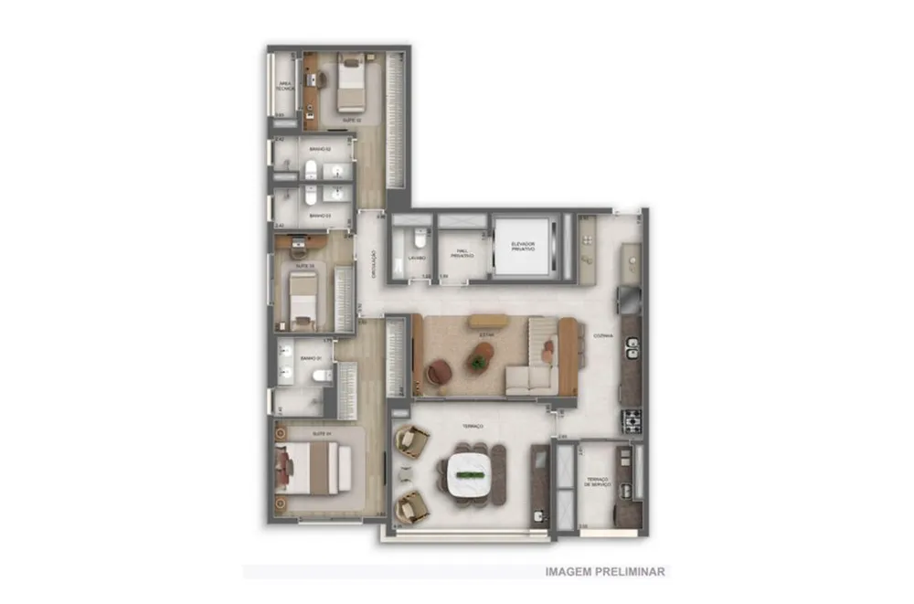 Apartamento, 2 quartos, 69 m² - Foto 8