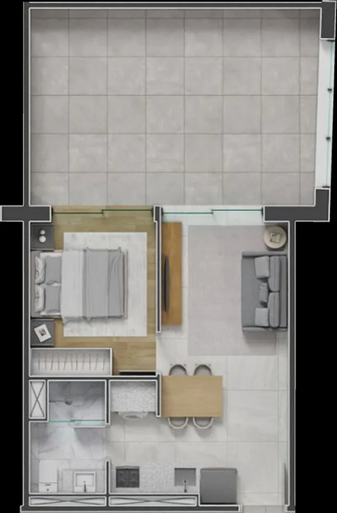 Apartamento, 1 quarto, 31 m² - Foto 7
