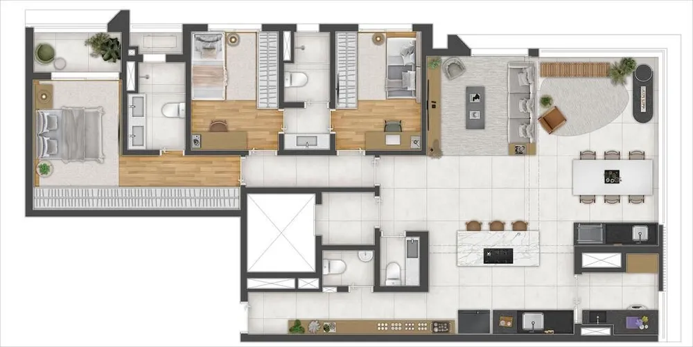 Apartamento, 3 quartos, 131 m² - Foto 9