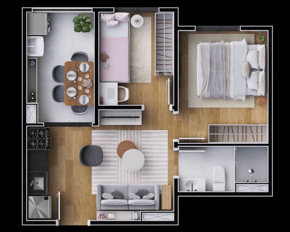 Apartamento à venda com 2 quartos, 80m² - Foto 7