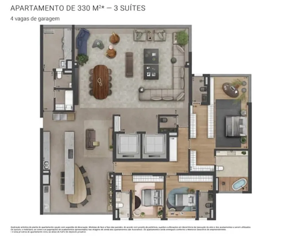 Apartamento, 5 quartos, 552 m² - Foto 6