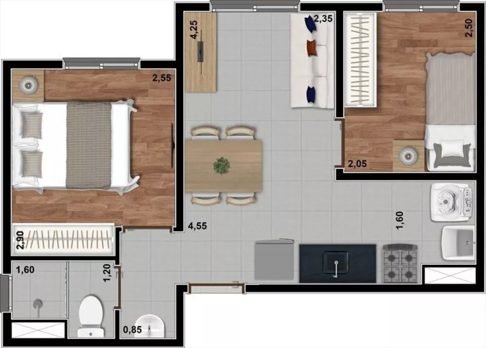 Apartamento, 2 quartos, 32 m² - Foto 17