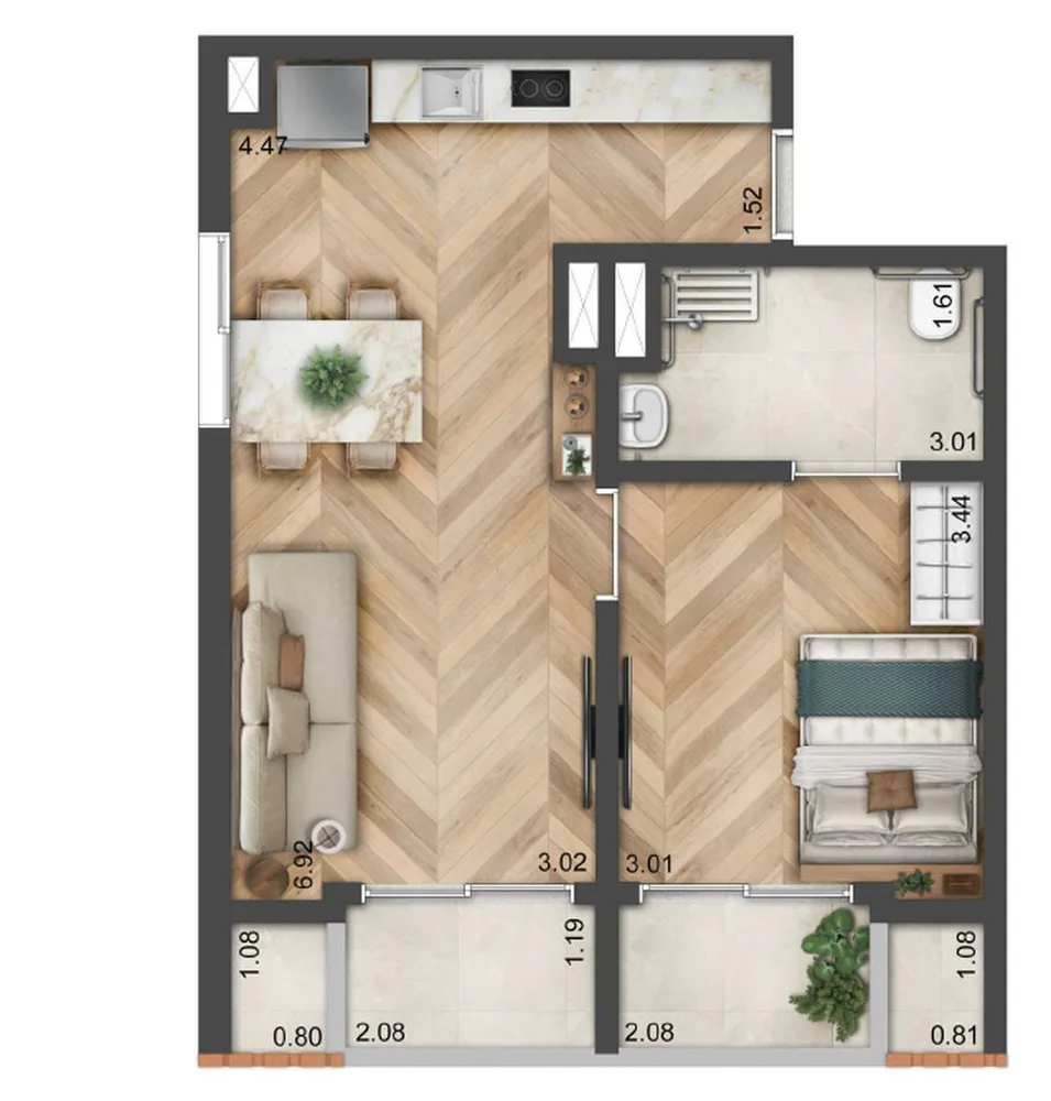 Cobertura, 2 quartos, 110 m² - Foto 27
