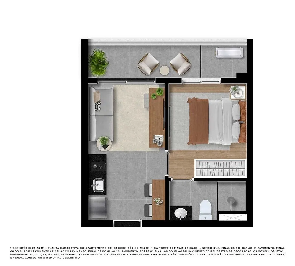 Apartamento, 2 quartos, 42 m² - Foto 6