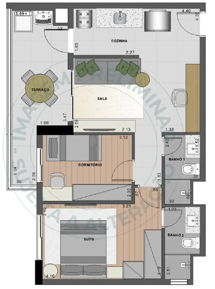 Apartamento, 3 quartos, 75 m² - Foto 6