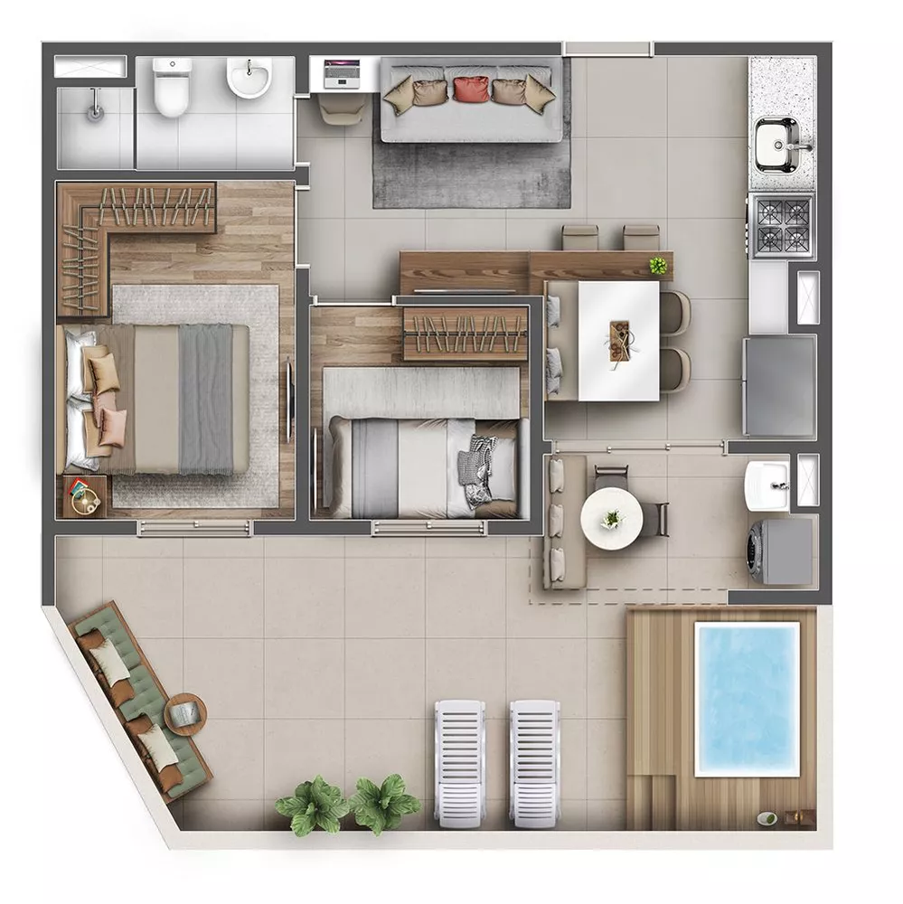 Cobertura, 3 quartos, 80 m² - Foto 6