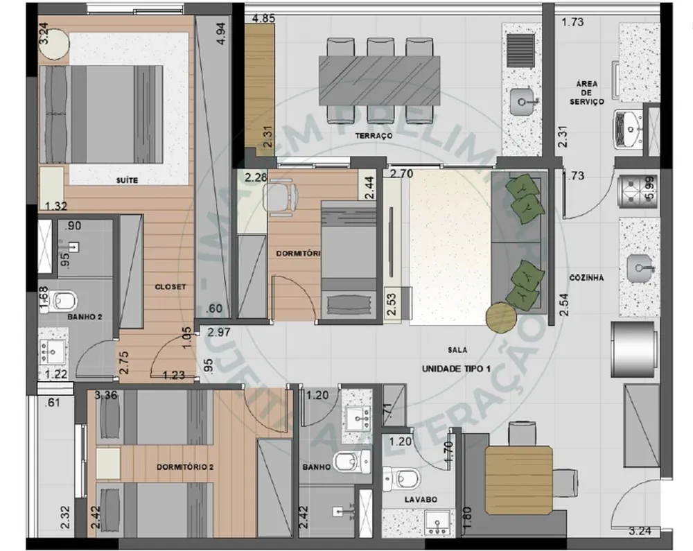 Apartamento, 3 quartos, 90 m² - Foto 11