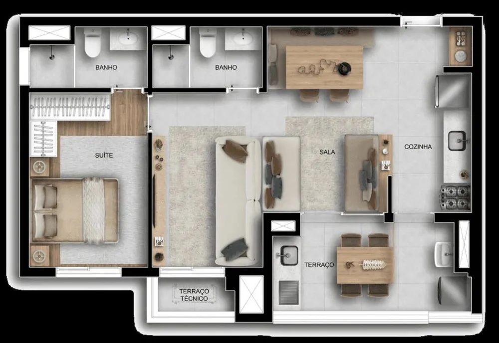Apartamento, 3 quartos, 90 m² - Foto 10