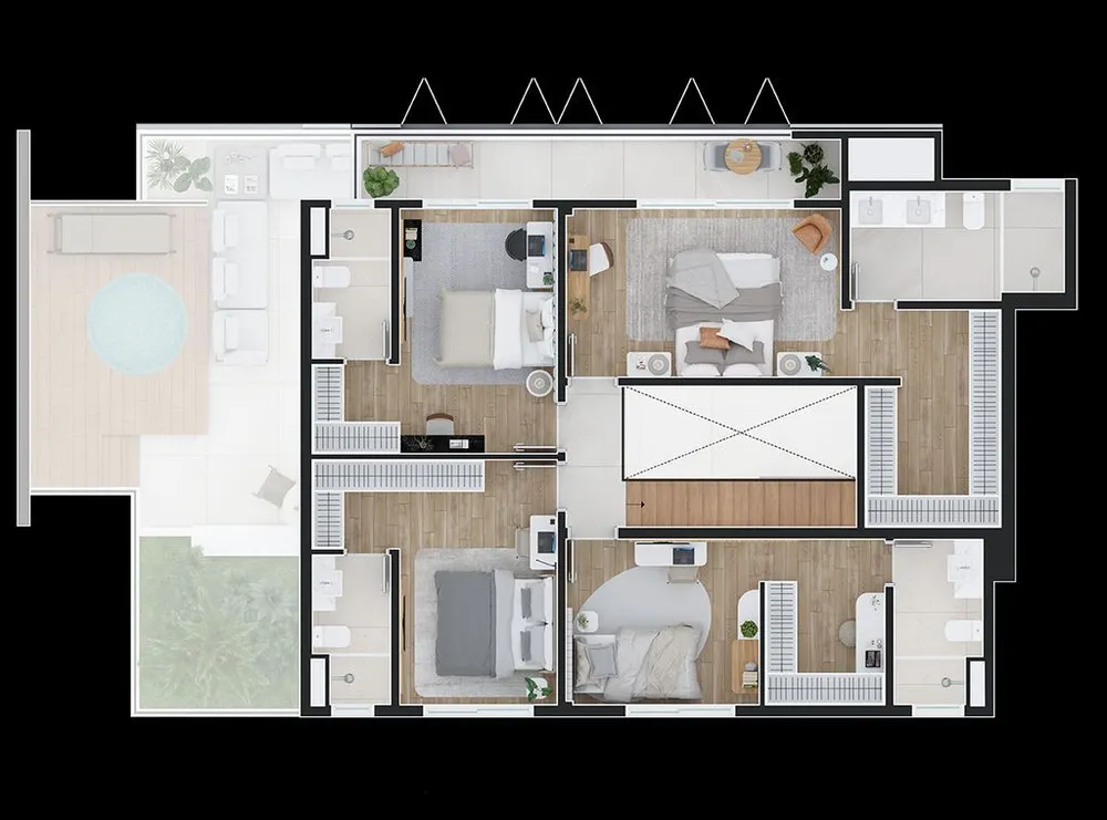Apartamento, 4 quartos, 154 m² - Foto 15