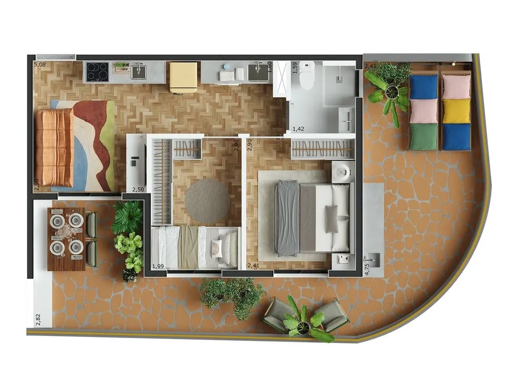 Kitnet-Studio, 24 m² - Foto 12