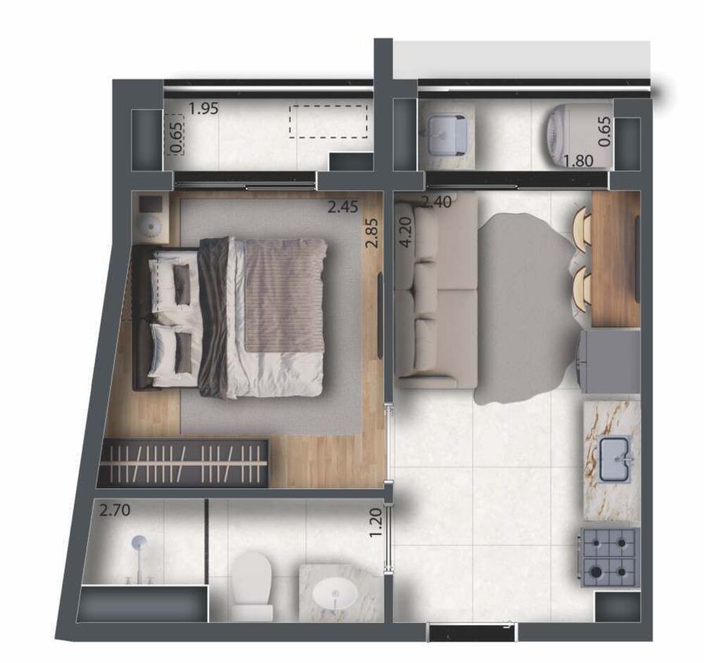 Apartamento, 1 quarto, 29 m² - Foto 13