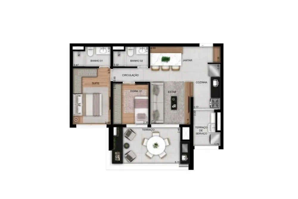 Apartamento, 3 quartos, 86 m² - Foto 15