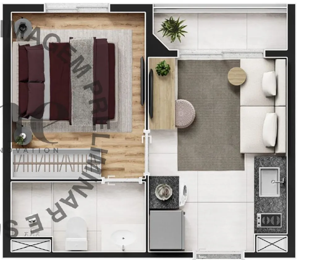 Kitnet-Studio, 24 m² - Foto 11