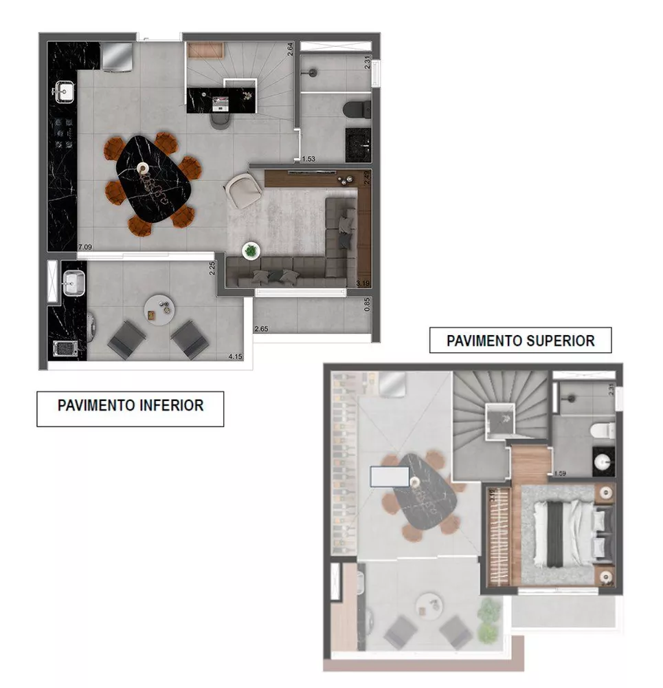 Apartamento, 1 quarto, 57 m² - Foto 38