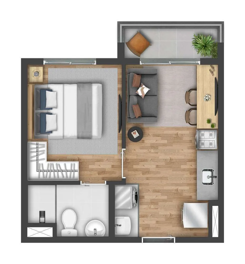Apartamento, 1 quarto, 24 m² - Foto 28