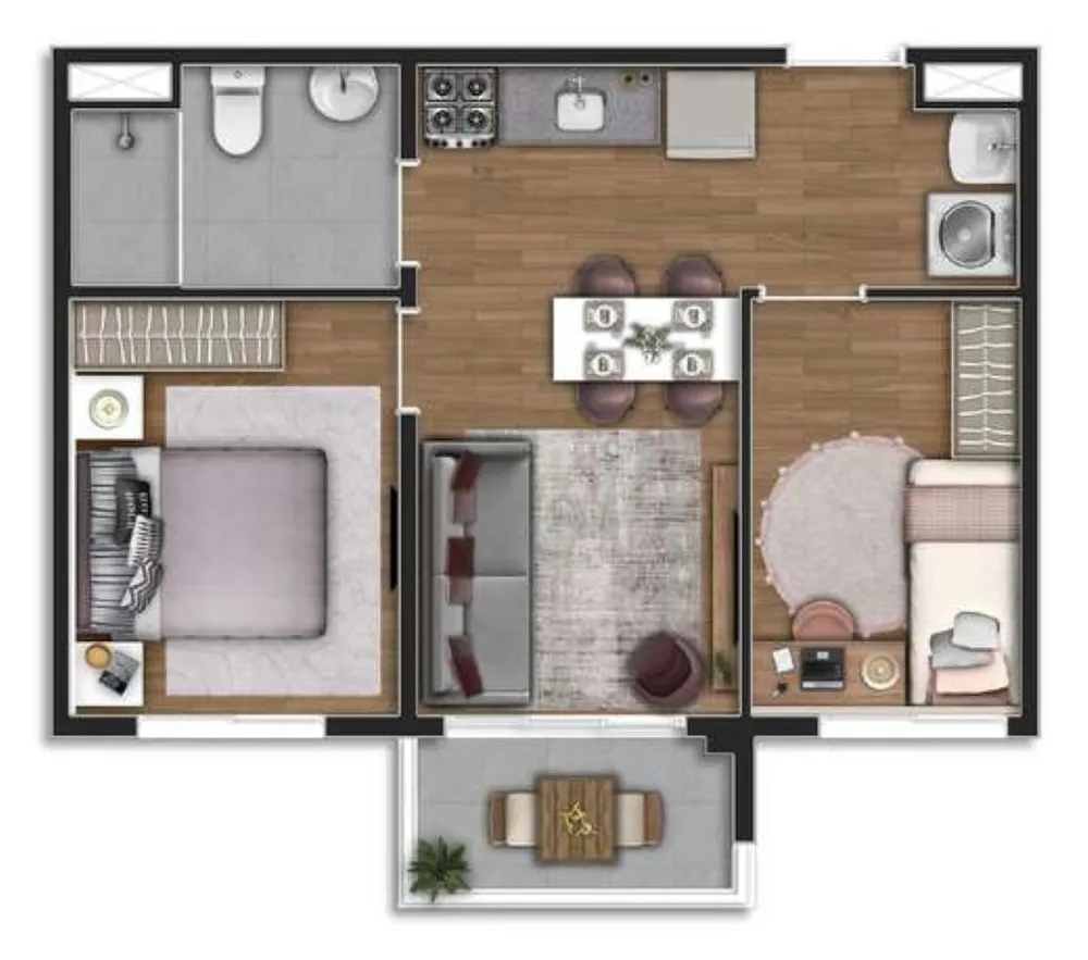 Apartamento, 2 quartos, 40 m² - Foto 11