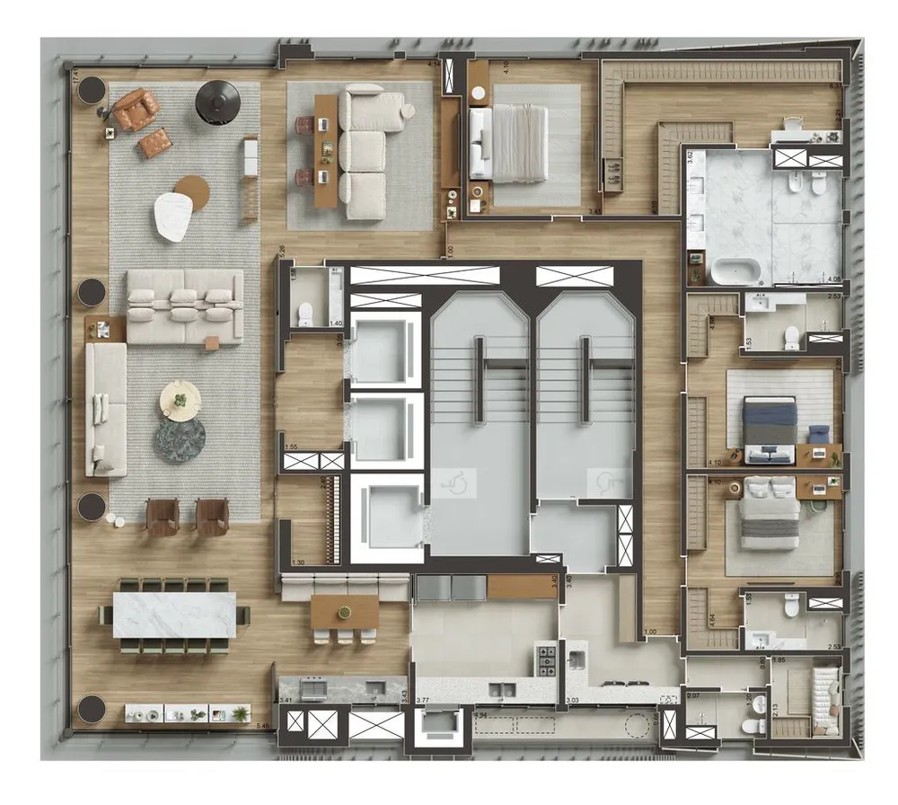 Apartamento, 4 quartos, 317 m² - Foto 10