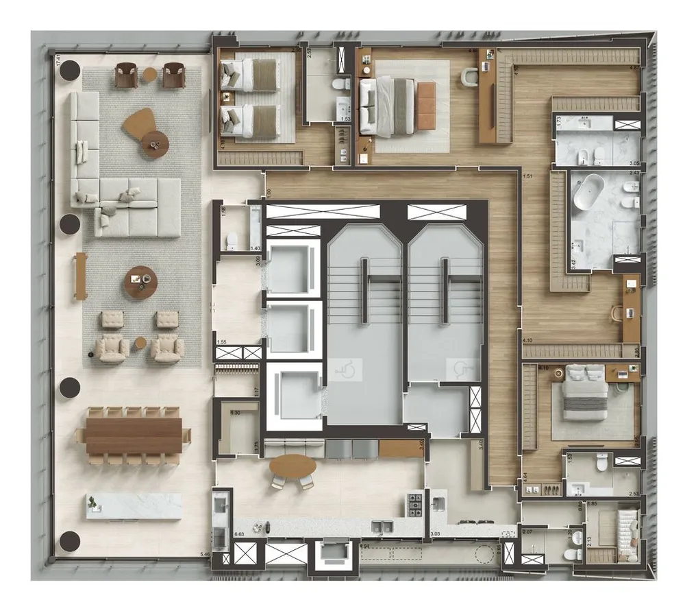 Apartamento, 4 quartos, 317 m² - Foto 5