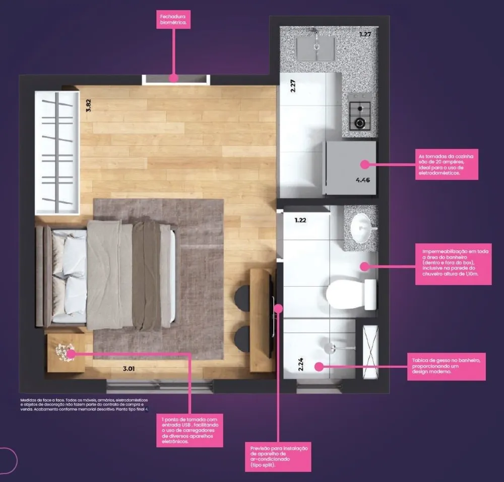 Kitnet-Studio, 39 m² - Foto 17