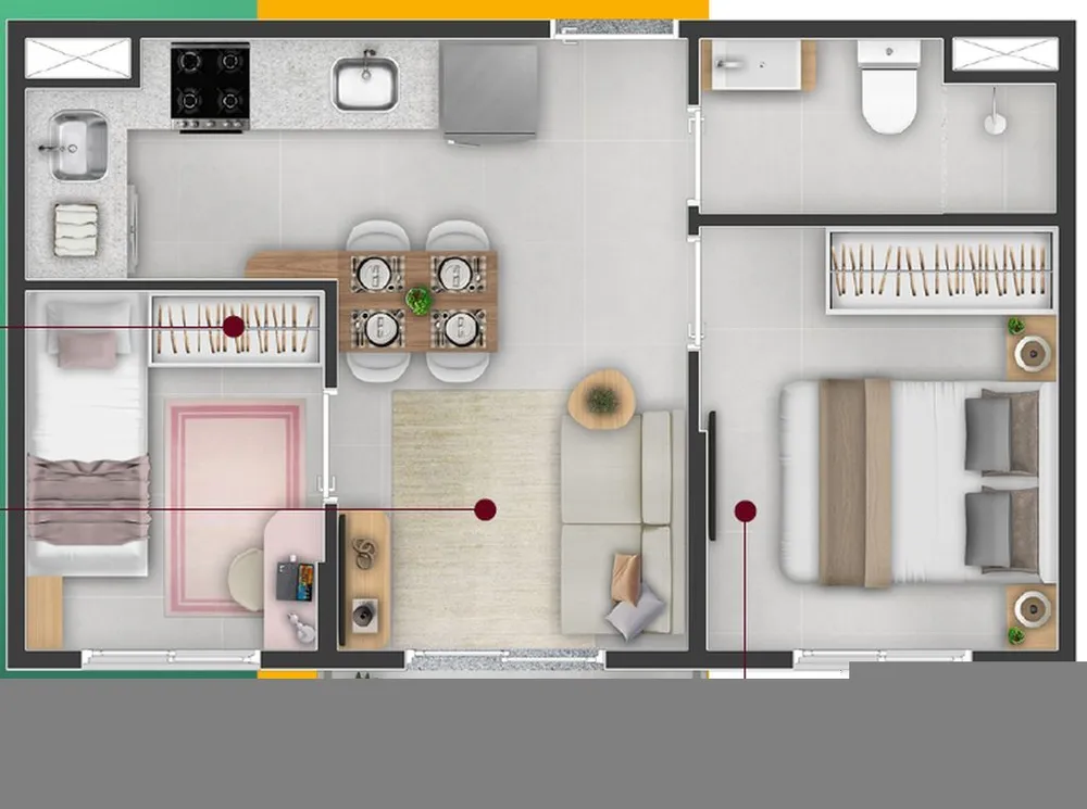 Apartamento, 24 m² - Foto 7