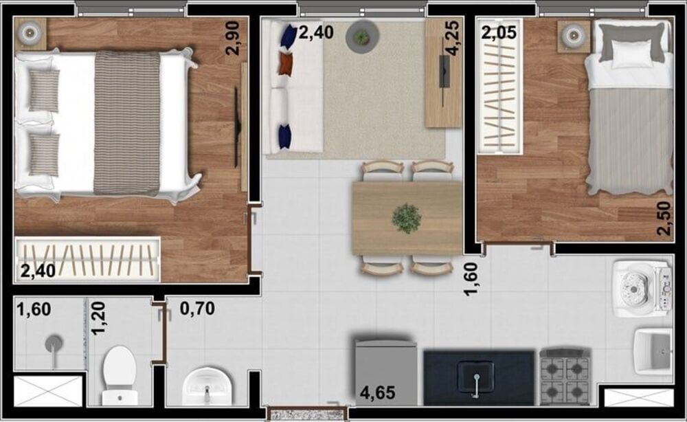 Apartamento, 1 quarto, 24 m² - Foto 15