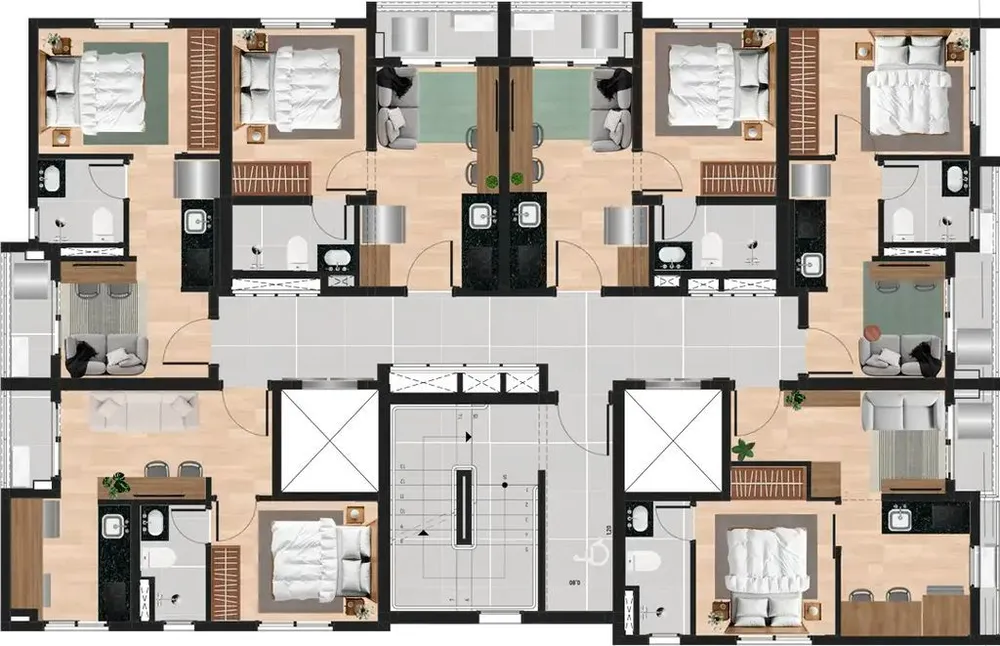 Apartamento, 1 quarto, 44 m² - Foto 12