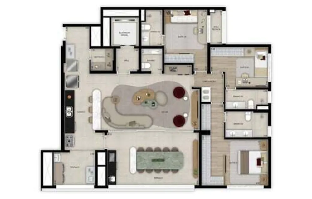 Apartamento, 3 quartos, 97 m² - Foto 4