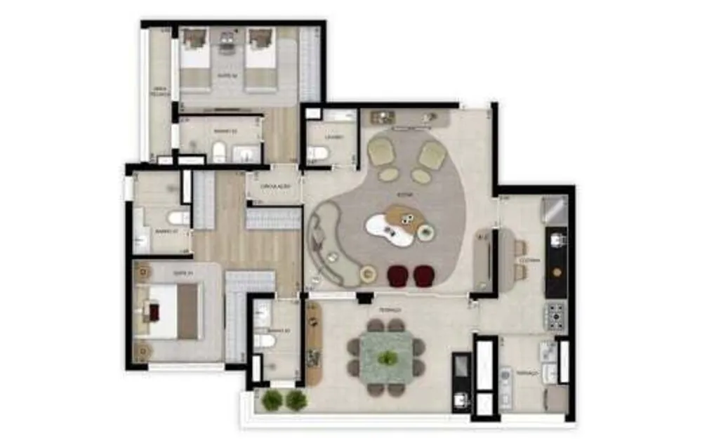 Apartamento, 3 quartos, 97 m² - Foto 6