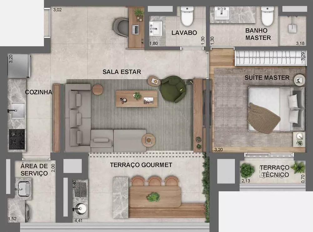Apartamento, 3 quartos, 101 m² - Foto 20