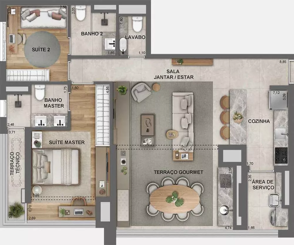 Apartamento, 3 quartos, 101 m² - Foto 19