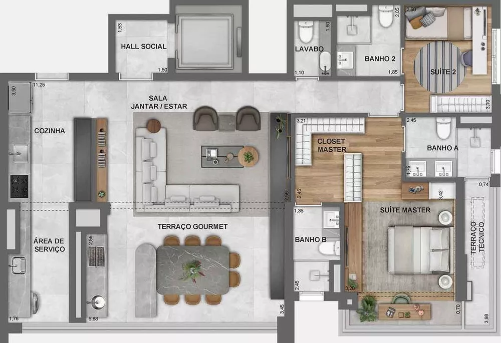 Apartamento, 3 quartos, 101 m² - Foto 24