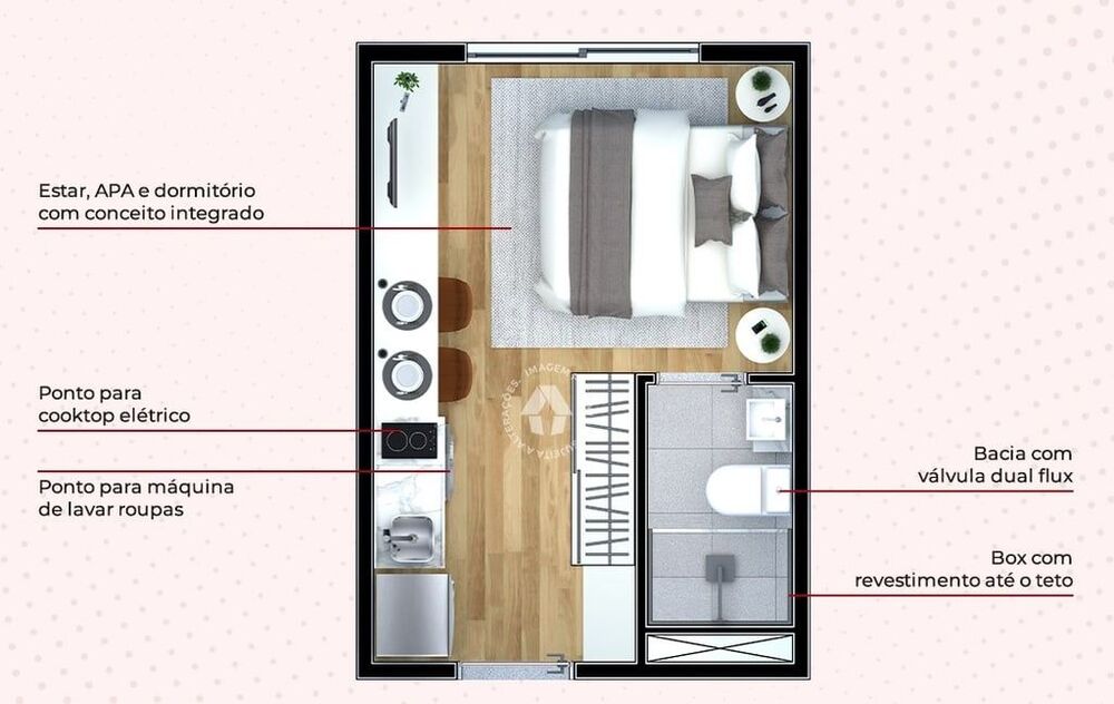 Cobertura, 1 quarto, 56 m² - Foto 21