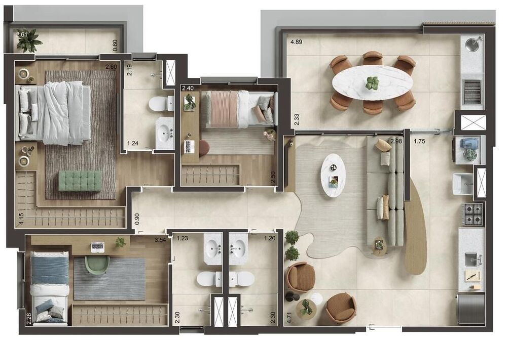 Apartamento, 3 quartos, 86 m² - Foto 29
