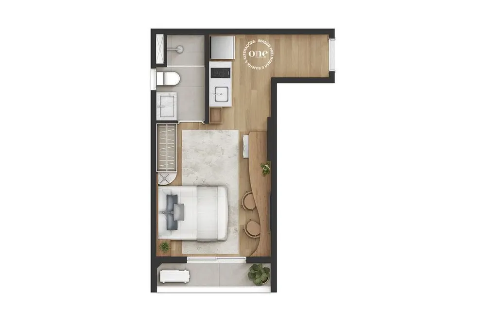 Kitnet-Studio, 24 m² - Foto 11