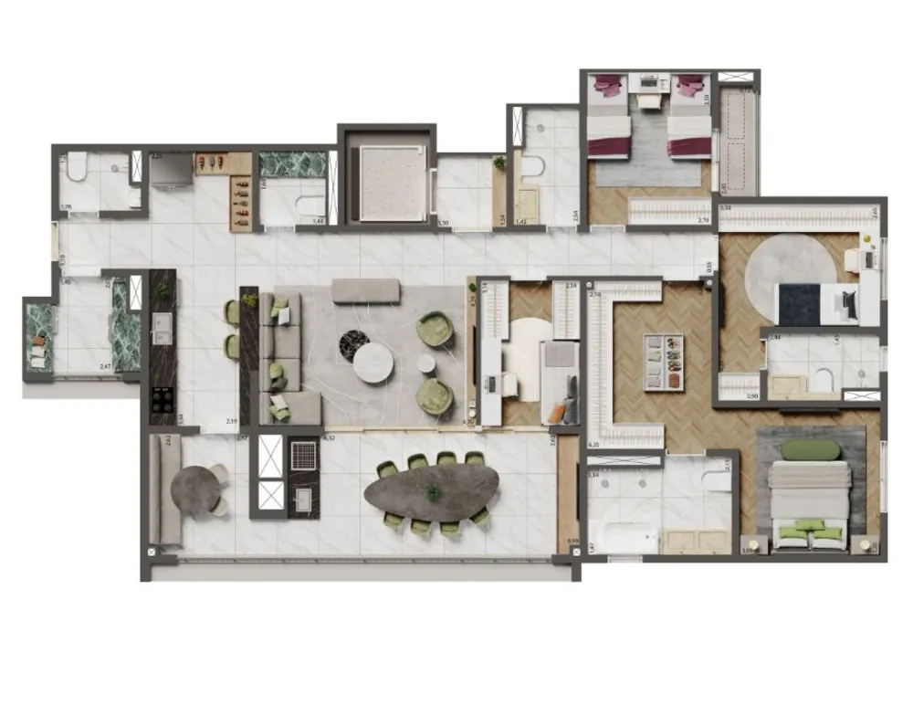 Apartamento, 3 quartos, 164 m² - Foto 10