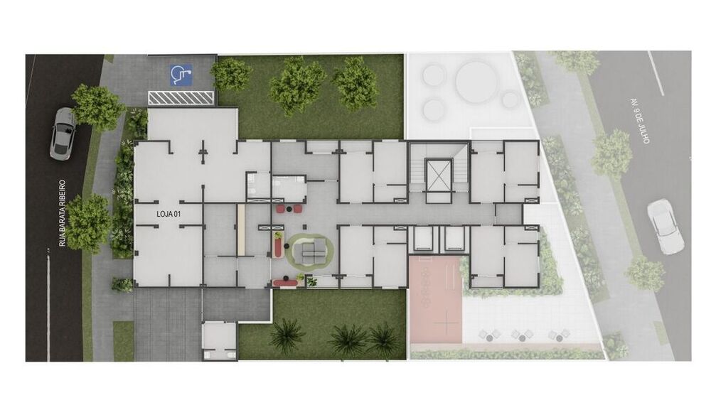 Loja-Salão, 253 m² - Foto 1