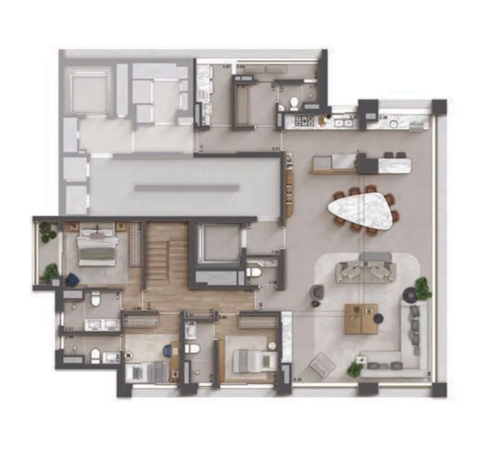 Cobertura, 4 quartos, 276 m² - Foto 5