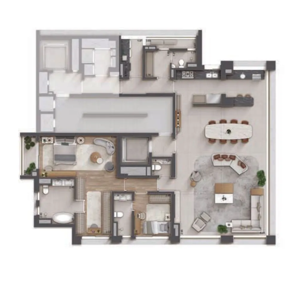 Cobertura, 4 quartos, 276 m² - Foto 3
