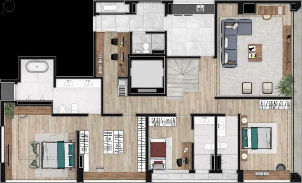 Apartamento, 4 quartos, 244 m² - Foto 11