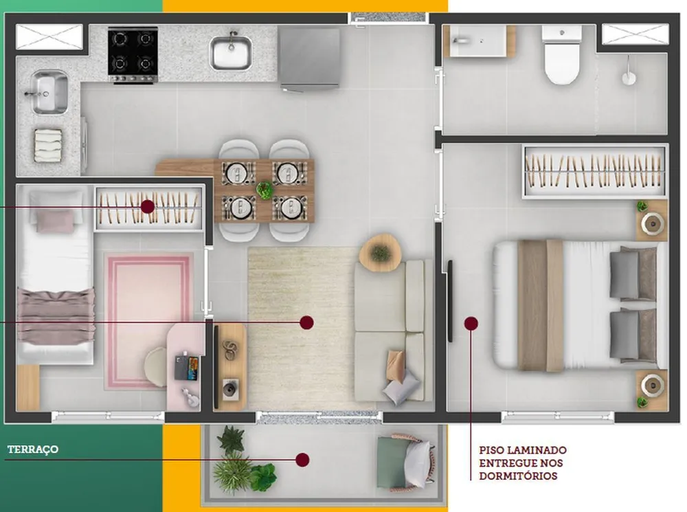 Apartamento, 24 m² - Foto 7