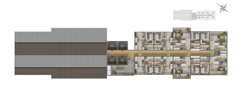 Apartamento, 2 quartos, 40 m² - Foto 7