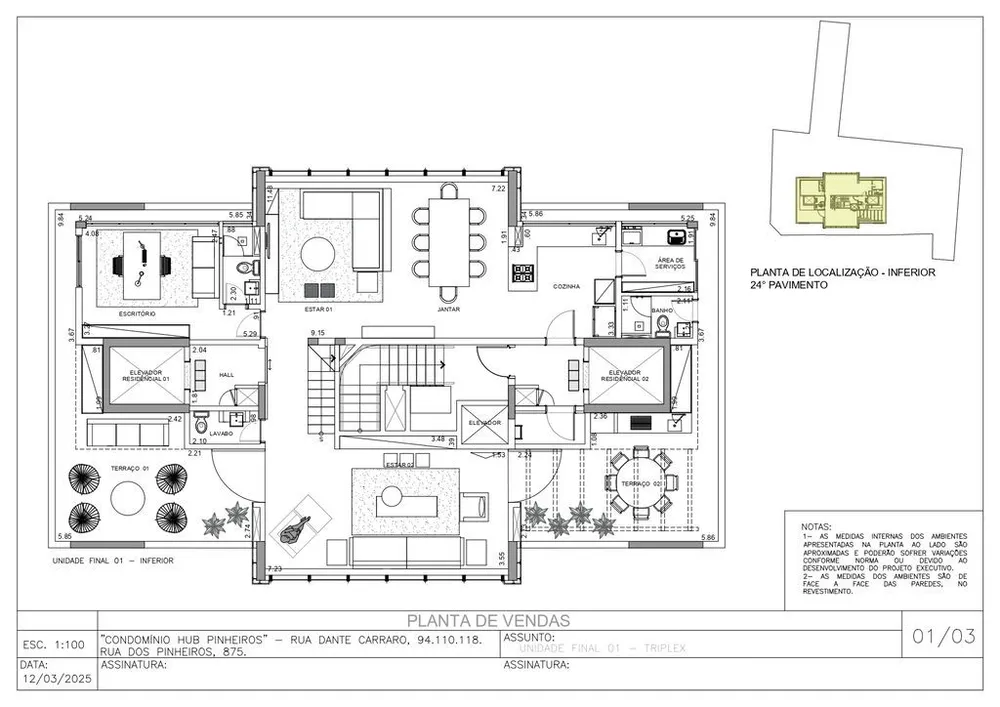 Apartamento, 1 quarto, 101 m² - Foto 2