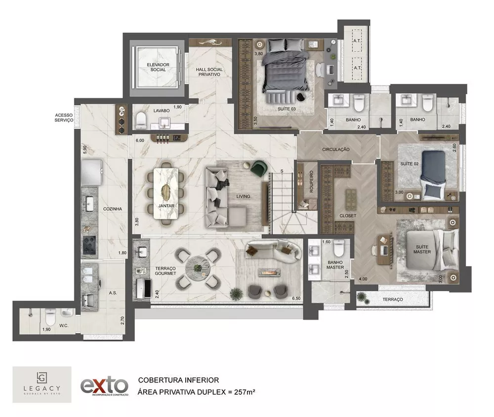 Apartamento, 4 quartos, 140 m² - Foto 10