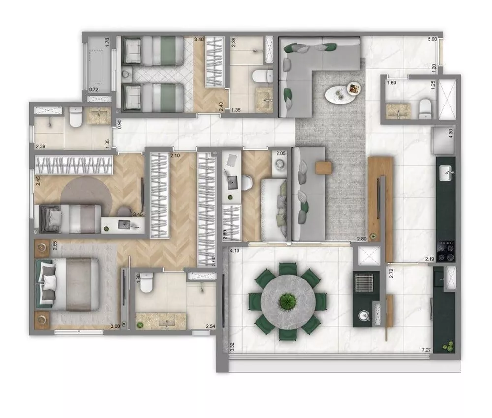 Apartamento, 2 quartos, 69 m² - Foto 4