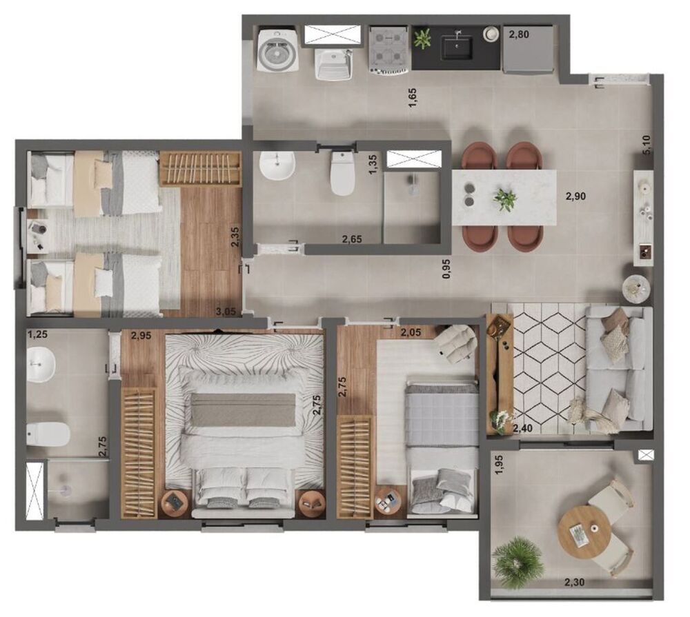 Kitnet-Studio, 26 m² - Foto 13