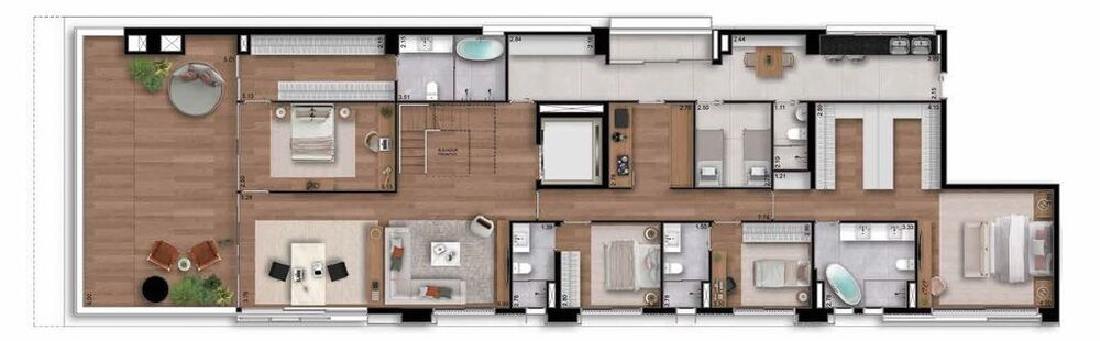 Apartamento, 3 quartos, 185 m² - Foto 7