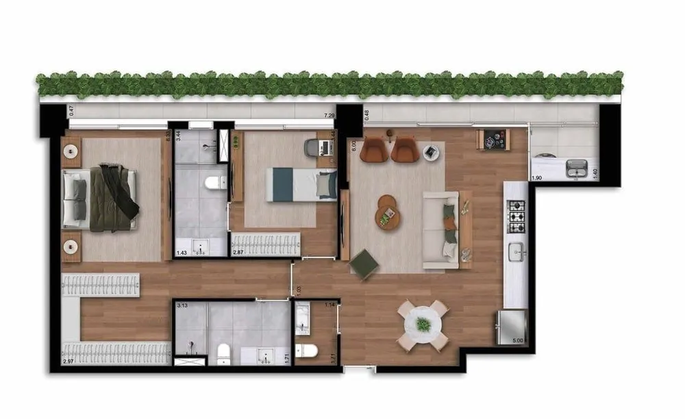 Apartamento, 3 quartos, 185 m² - Foto 24