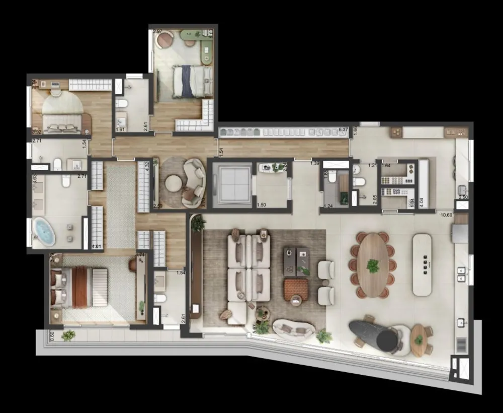 Apartamento, 3 quartos, 315 m² - Foto 12