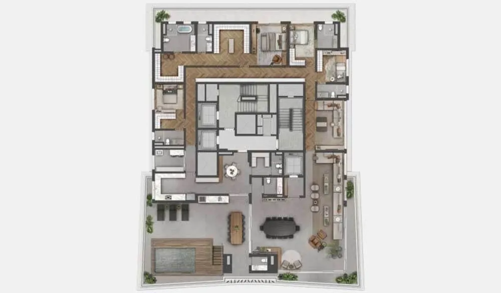 Apartamento, 4 quartos, 261 m² - Foto 12
