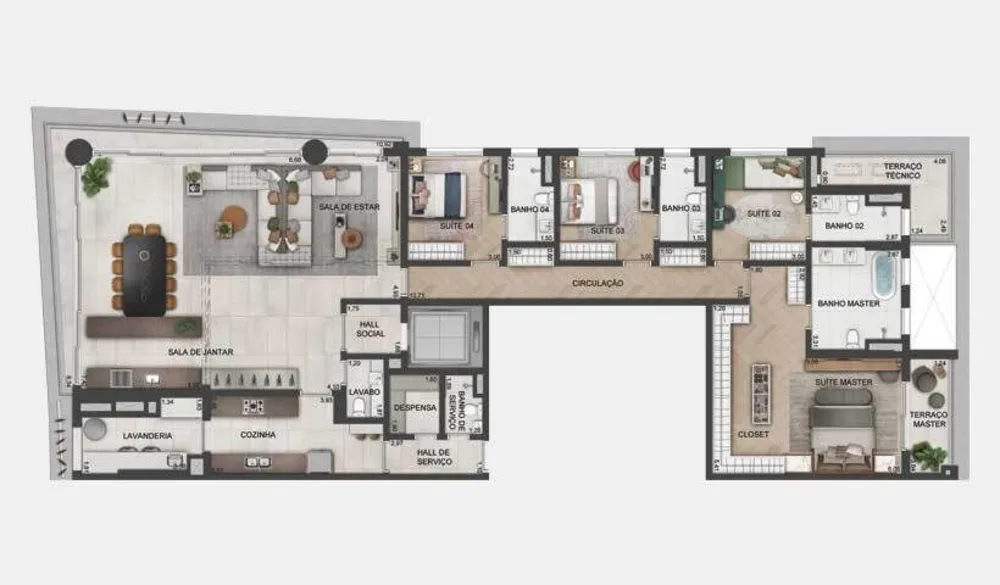 Apartamento, 4 quartos, 261 m² - Foto 10
